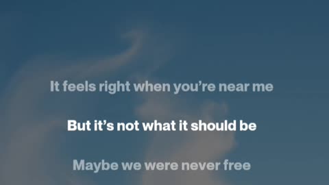 You move like static through the room