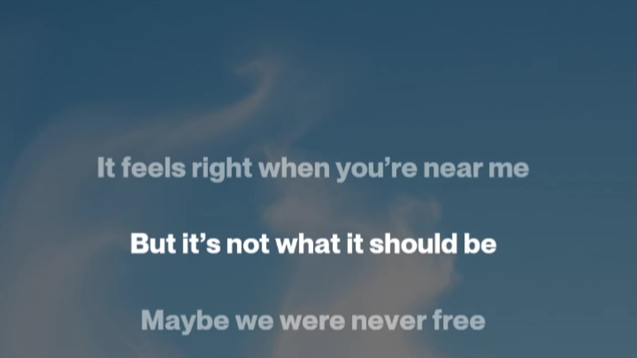 You move like static through the room