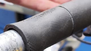 How to properly replace bicycle grips.