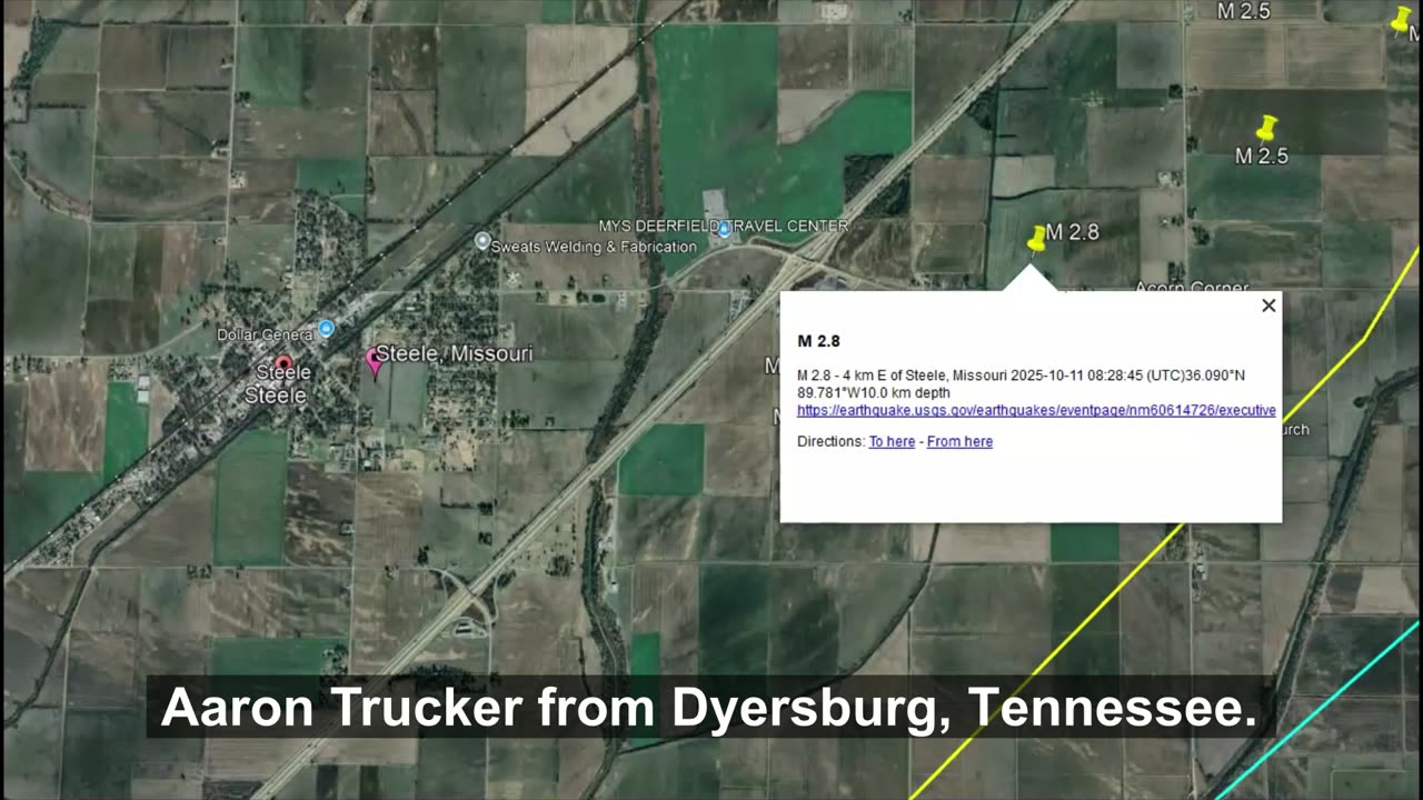 New Madrid Strikes Again: 4 Minutes of Terror in Steele, MO!