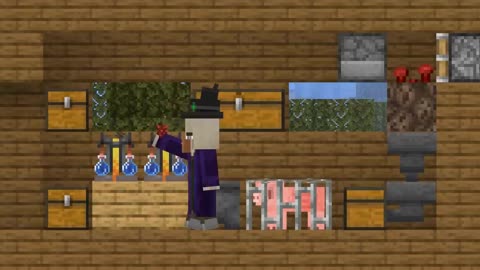 The Witch - Animation vs. Minecraft Shorts EP21🎬❤️⏰👨‍👨‍👧‍👧