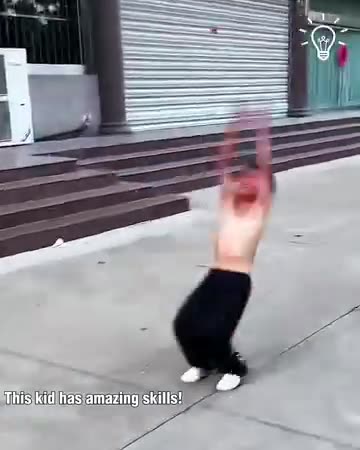 This little boy can backflip for miles!