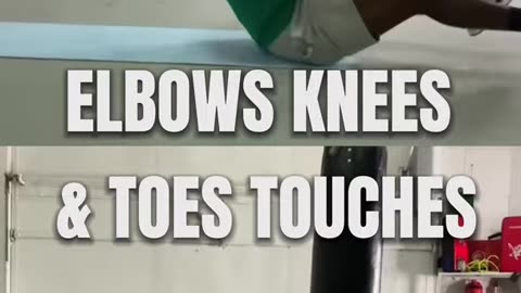 ELBOWS KNEES & TOES TOUCHES FEEL EVERY REP!💥 Elbows, Knees & Toes The Ultimate Full Body Burner🔥
