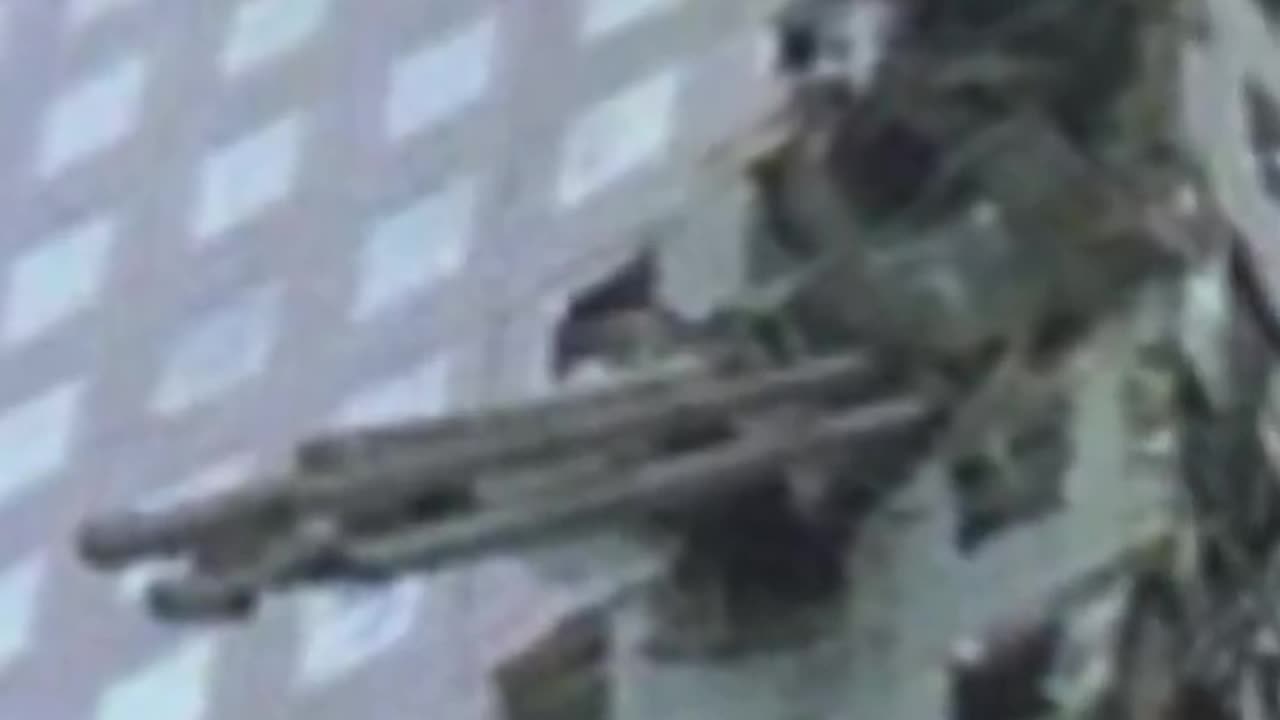 9/11 and impaled themselves into a building hundreds of feet away.