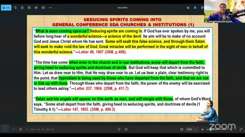 More Sabbath Apostasy in GC SDA Churches