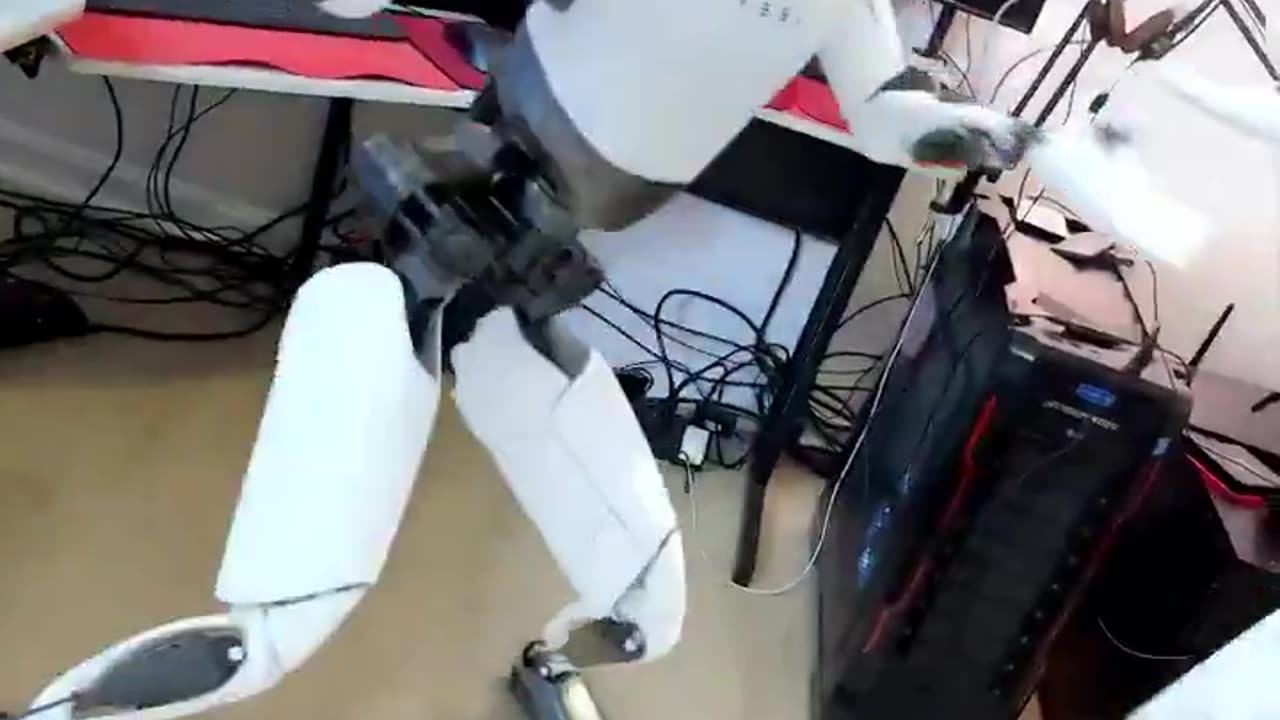 Optimus robots dancing!