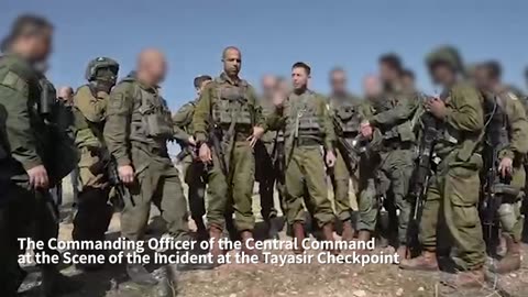 A video of the Commanding Officer of the Central Command at the scene: