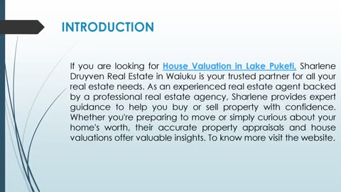 If you are looking for House Valuation in Lake Puketi