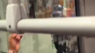 Elderly German women cry in Berlin subway for fear of Islamic crowds.