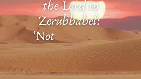 Zechariah 4:6