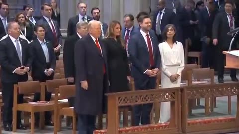 President Trump, First Lady Melania, Vice President Vance, and Second Lady Usha...