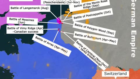 Q WWI – German Empire vs Allies (France, British Empire) — Western Front 1916 vs 1917-1