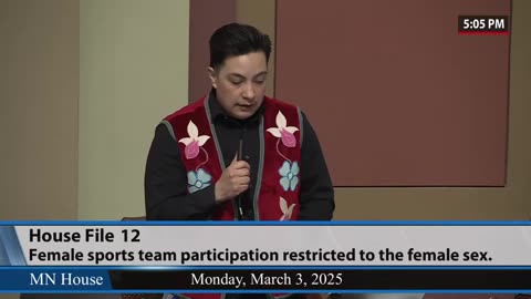 🤡 Minnesota State Rep Alisha Kozlowski (D) says keeping men out of women’s sports is “genocide”