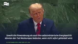 🗣📣 🇬🇧UT🇩🇪 Trump: "Migration wird der Tod Westeuropas sein – eure Länder fahren zur Hölle"🔥