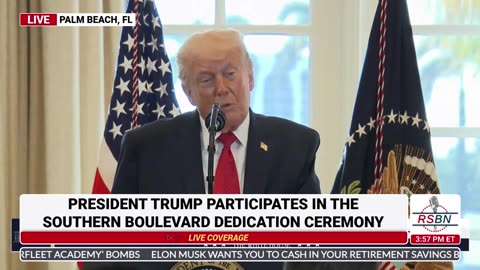 WATCH: President Trump Honors Fallen Officers with a Street Named after Them - 01/16/26