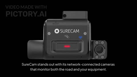 GPS Tracking Dash Cams for Utility Fleets | SureCam Video Telematics