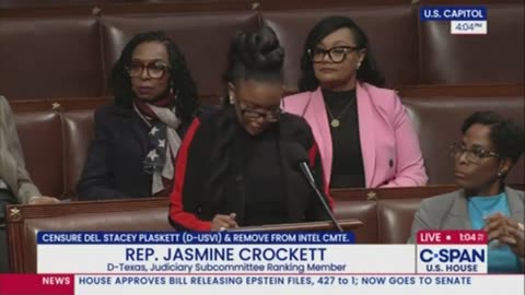 Jasmine Crockett's Attempt To Burn Trump Cabinet Secretary Over Epstein Blow Up In Her Face