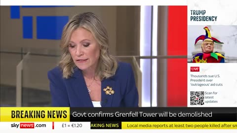 Grenfell Tower will be demolished, government confirms