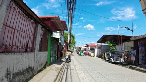 Almost Noontime on Hipolito Street in Malolos, Bulacan in the Philippines