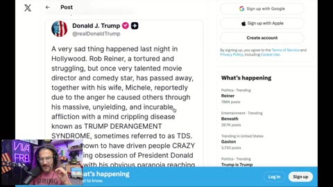 Trump's Truth Post on Rob Reiner's Death Sparks OUTRAGE!