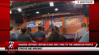 Hakeem Jeffries: Republicans Are Lying To The American People