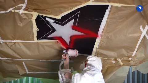 🎨✈️ Ukraine Russia War | Su-57 Fighter Jet Painted by UAC | RCF