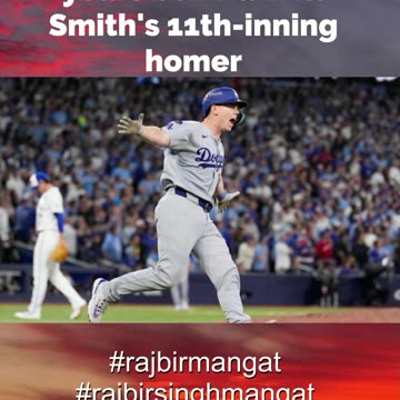 World Series 2025: Dodgers become first repeat champions in 25 years behind Will Smith's --