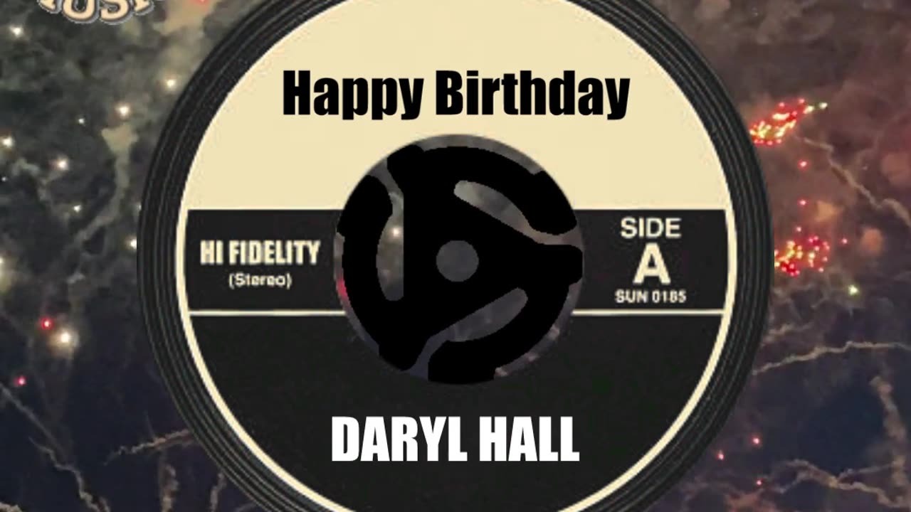 HAPPY BIRTHDAY to DARYL HALL