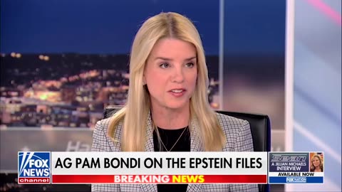 🔥AG Pam Bondi: FBI Dir. Patel is reviewing massive trove of Epstein files