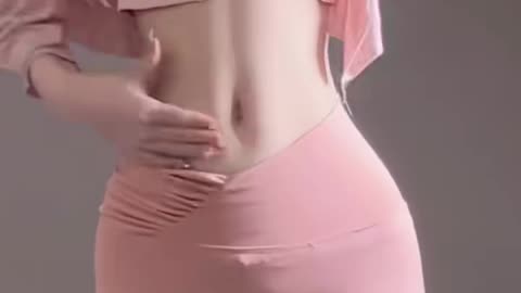 Daily Beauty EP 175 | Stunning Nude Pink Tights Enthusiastic Model Pose