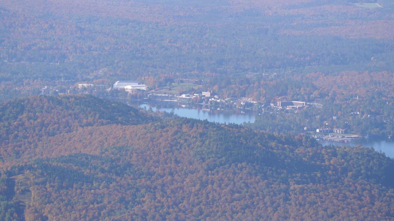 ke Placid NY village view from Whiteface Mountain