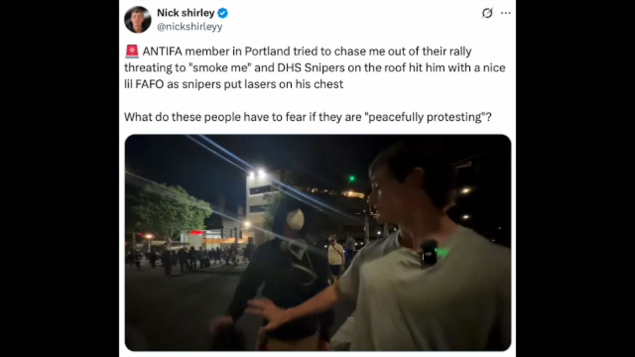 Independent Journalist, Nick Shirley, Driven Out of Antifa Anti-ICE Protest