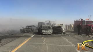 4 killed, 8 taken to hospitals after fiery I-10 crash west of Phoenix