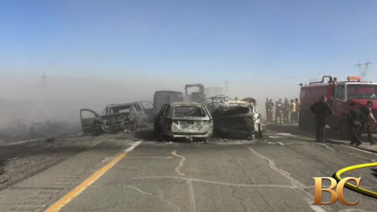 4 killed, 8 taken to hospitals after fiery I-10 crash west of Phoenix
