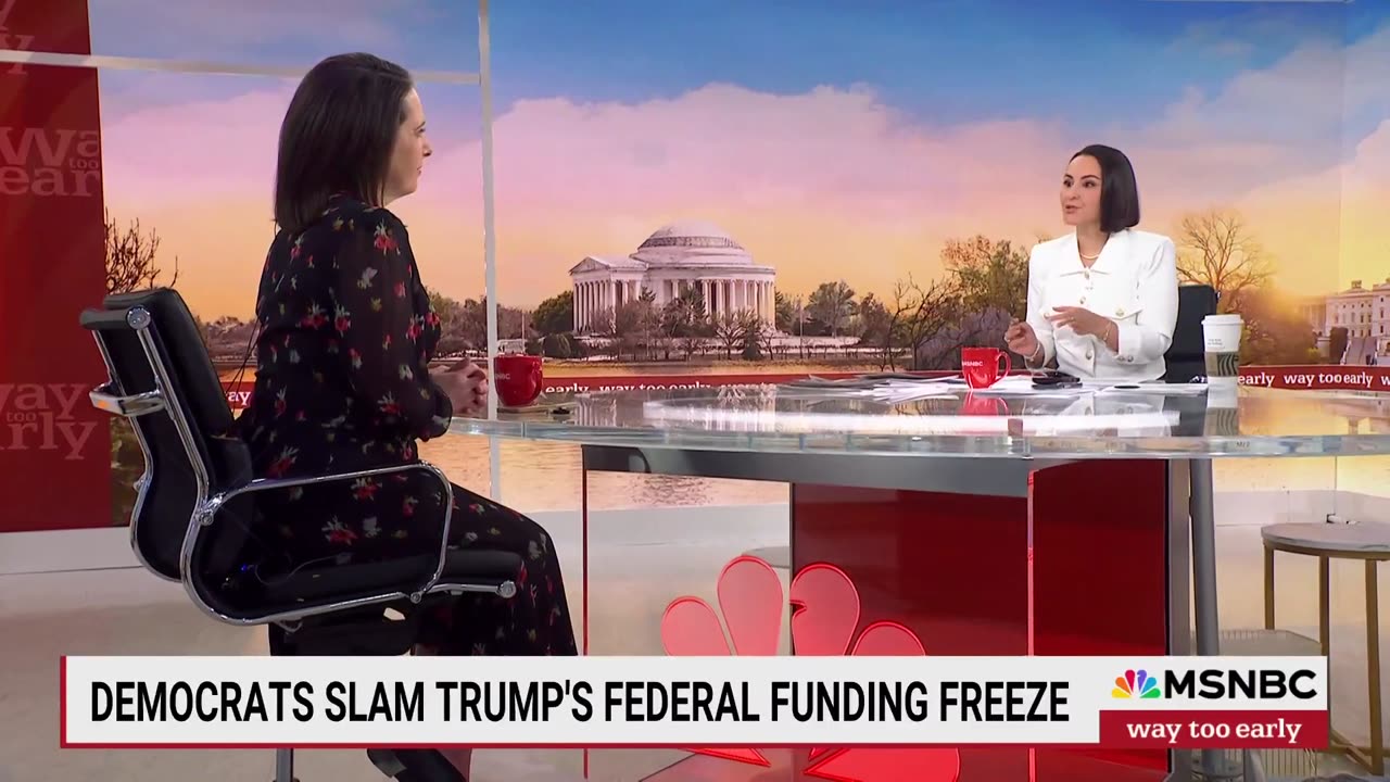 Democrats slam Trump's federal FUNDING FREEZE!