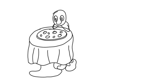 Pizza & Lasagna Monster [OpenToonz Vector Test]