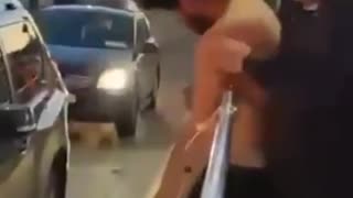 A fake asylum seeker with a knife threatens Irish people in Dublin and discovers it was