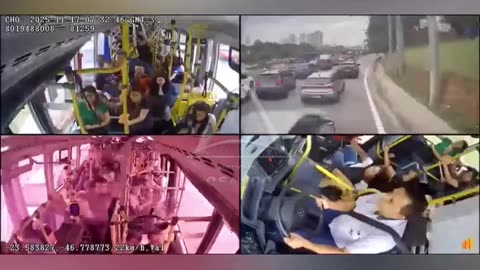 Bus loses brakes and hit dozens on Brazilian highway