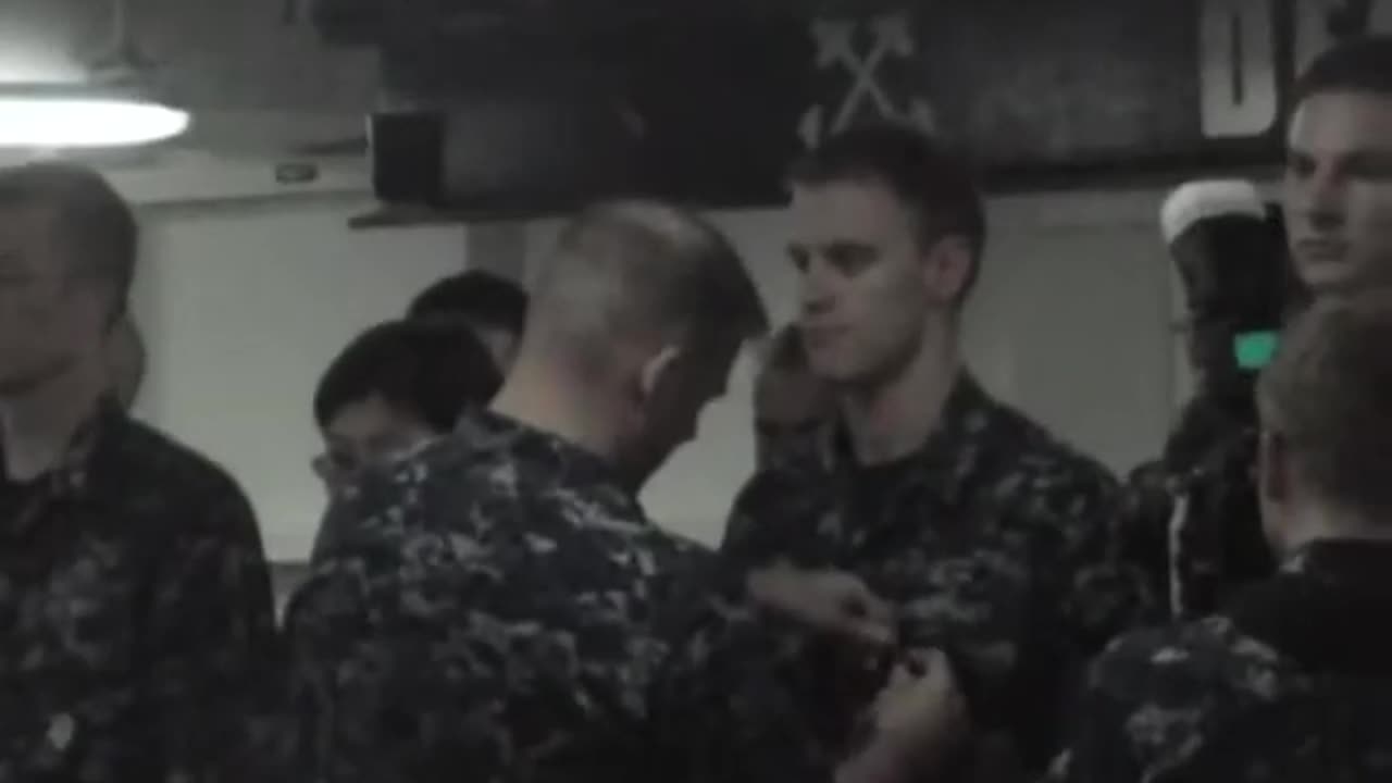 Award for my son in the USS Ronald Reagan