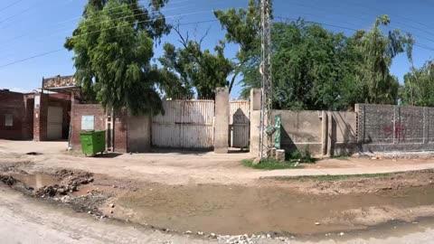 South Asian village pind dadan khan Punjab