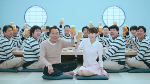 桐谷美玲 三村マサカズ 極ZERO「飲み会」篇 CM(15秒)