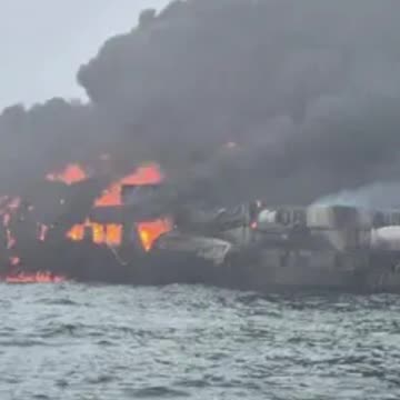 Ships Play Bumper Cars, Set North Sea on Fire! east yorkshire