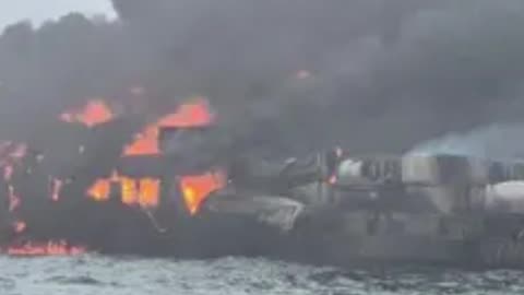 Ships Play Bumper Cars, Set North Sea on Fire! east yorkshire