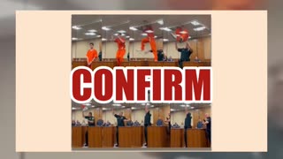 Fact Check: Videos Of Prisoner Escaping Through Courtroom Ceiling After Sentencing NOT Real -- AI