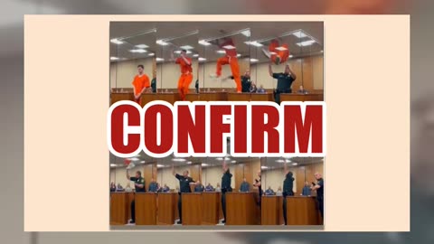 Fact Check: Videos Of Prisoner Escaping Through Courtroom Ceiling After Sentencing NOT Real -- AI