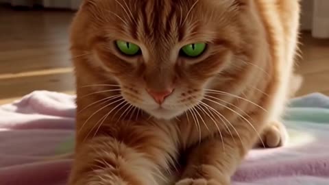 Purring Kitty Making Biscuits 😺👐 | So Cute Short #Shorts