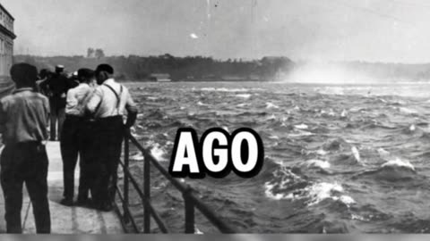 The metal piece moved up the stream after 107 years sitting still