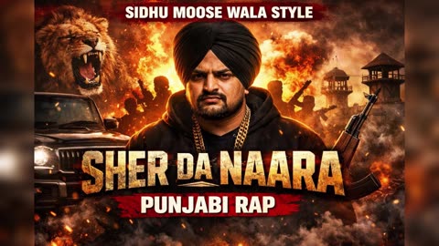SHER DA NAARA 🦁 | Punjabi Rap Song | Sidhu Moose Wala Style | New Desi Hip Hop 2026