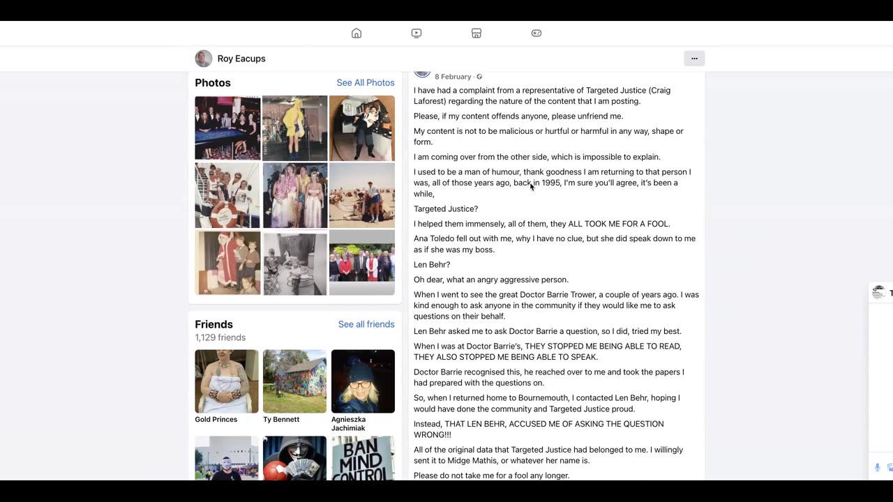 Dear fellow Targeted Individuals, please watch, a lot happening and a lot to be shared.