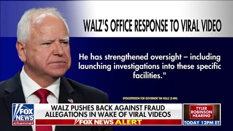 Gov Tim Walz's Office Responds To Nick Shirley's Video Exposing Minnesota Fraud